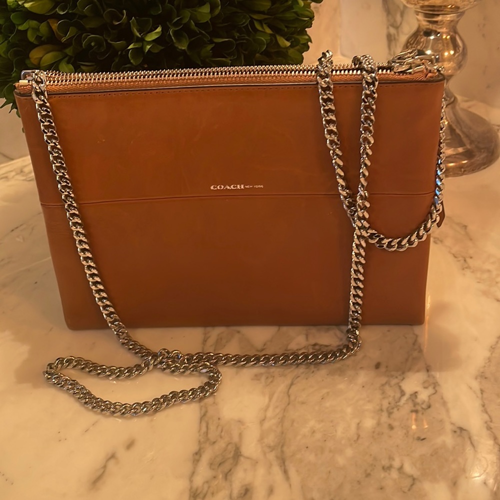 Coach classic cross body with chain